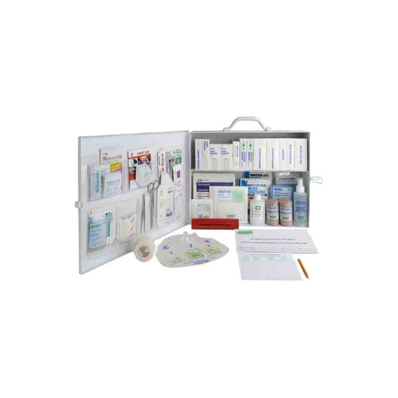 Office Standard First Aid Kits, Class 1 Medical Device, Metal Box - [DefendUse.com] - 1903 - SAFECROSS