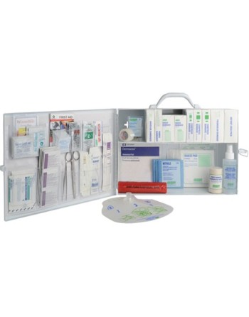 Office Standard First Aid Kits, Class 1 Medical Device, Metal Box - [DefendUse.com] - 1834 - SAFECROSS