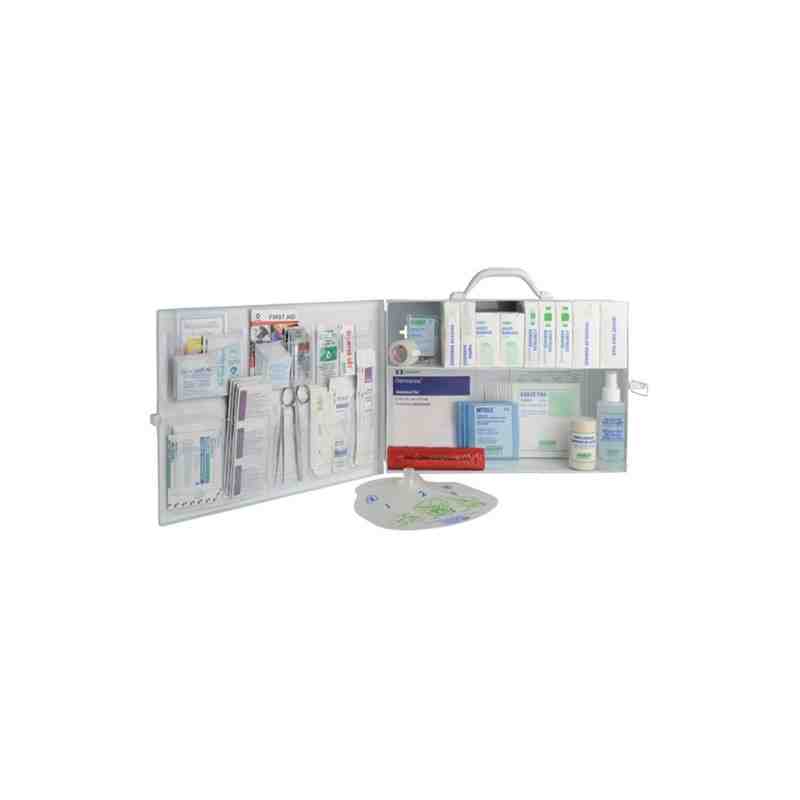 Office Standard First Aid Kits, Class 1 Medical Device, Metal Box - [DefendUse.com] - 1834 - SAFECROSS