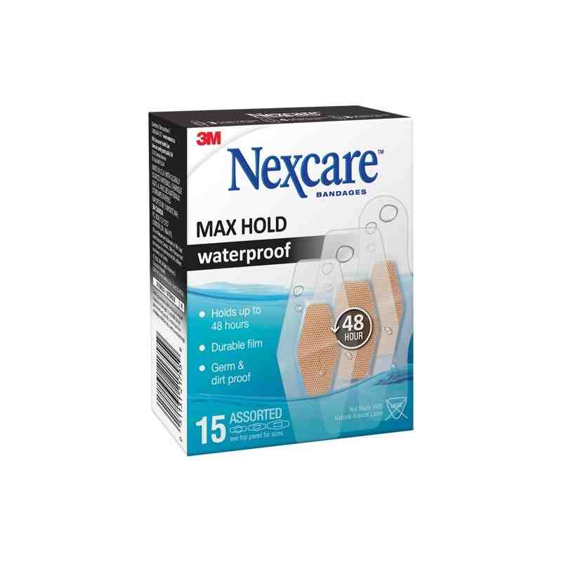 Nexcare™ Max-Hold Waterproof Bandages - [DefendUse.com] - MHW-15-CA - 3M Medical