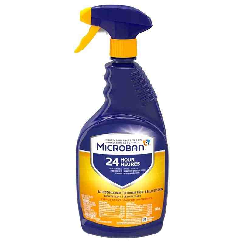 P&G 37000-48590 Microban - Bathroom Cleaner/Sanitizing Citrus, Case of 6/946ml - [DefendUse.com] - 37000-48590 - Microban