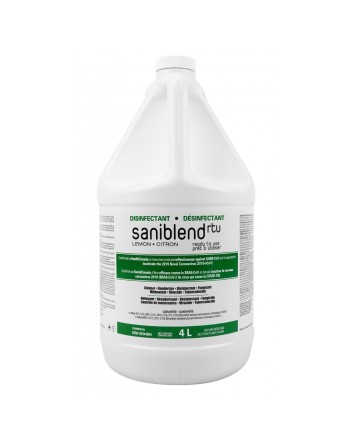 SAFEBLEND SRTLGW4 SaniBlend™ Ready-To-Use Disinfectant & Sanitizer, Jug Container Size: 4 L - [DefendUse.com] - SRTLGW4 - Safebl