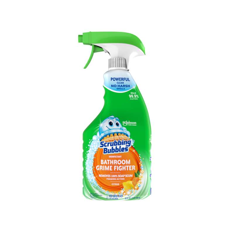 Scrubbing Bubbles® 62913032346 Disinfectant Bathroom Grime Fighter, Disinfectant - 12/950ml, Sold by Case - [DefendUse.com] - 10