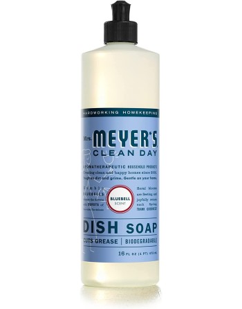 SC JOHNSON 59200001666 Dish Soap - Mrs.Meyers Bluebell - 6/473ml, Case: 6 x 473ml - [DefendUse.com] - 59200001666 - Home