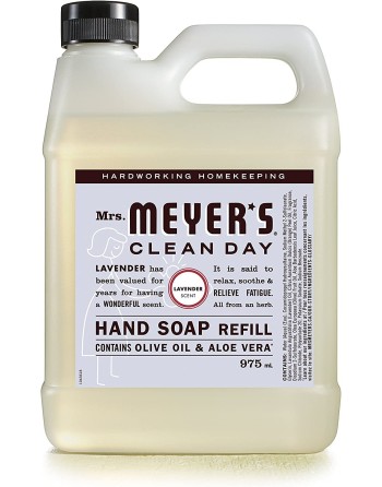 SC JOHNSON 59200001253 Hand Soap - Refill Mrs.Meyers Lavender - 6/975ml, Case: 6 x 975ml - [DefendUse.com] - 59200001253 - Mrs. 