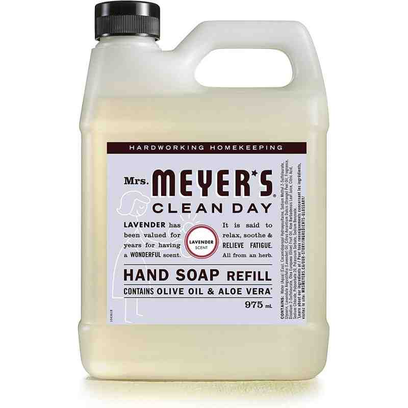 SC JOHNSON 59200001253 Hand Soap - Refill Mrs.Meyers Lavender - 6/975ml, Case: 6 x 975ml - [DefendUse.com] - 59200001253 - Mrs. 