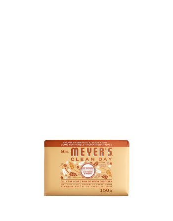 SC JOHNSON 59200002687 Mrs.Meyers Bar Soap - Oat Blossom - 12/150g, Case: 12 x 150g - [DefendUse.com] - 59200002687 - Mrs. Meyer