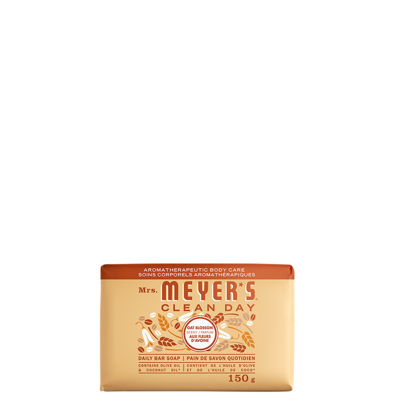 SC JOHNSON 59200002687 Mrs.Meyers Bar Soap - Oat Blossom - 12/150g, Case: 12 x 150g - [DefendUse.com] - 59200002687 - Mrs. Meyer