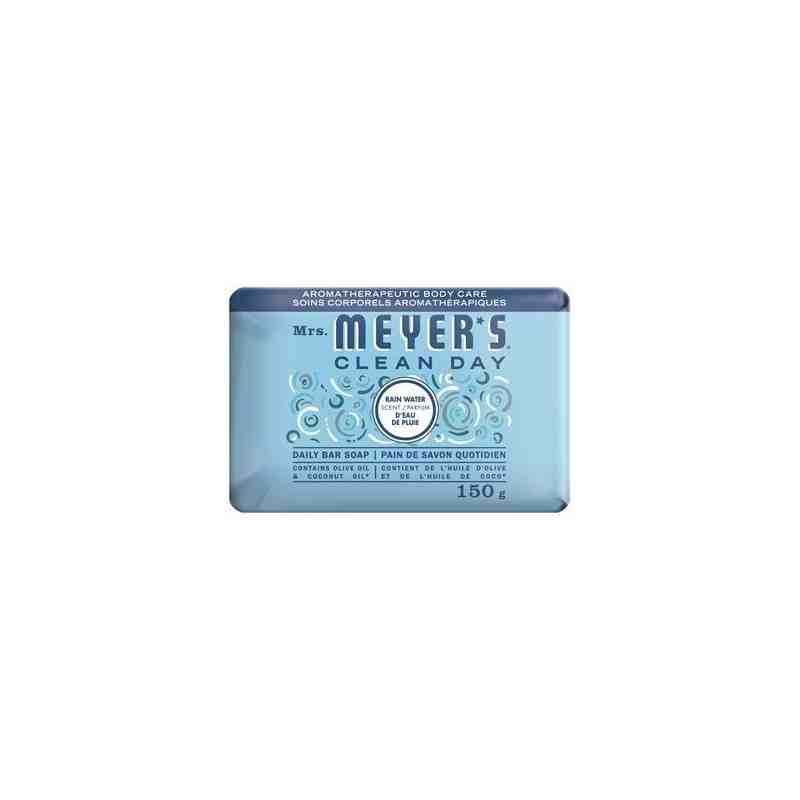 SC JOHNSON 59200002670 Mrs.Meyers Bar Soap - Rain Water - 12/150g, Case: 12 x 150g - [DefendUse.com] - 59200002670 - Mrs. Meyer'