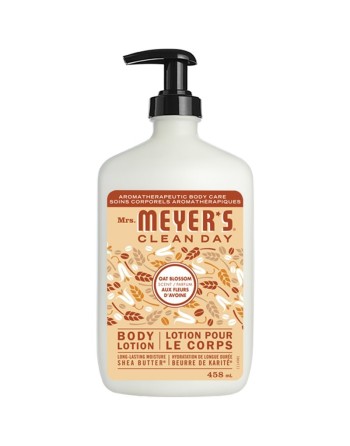 SC JOHNSON 59200002748 Mrs.Meyers Body Lotion - Oat Blossom - 6/458ml, Case: 6 x 458ml - [DefendUse.com] - 59200002748 - Mrs. Me