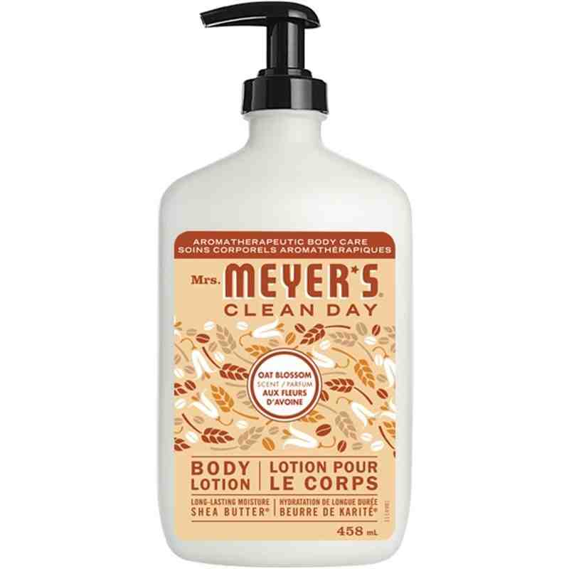 SC JOHNSON 59200002748 Mrs.Meyers Body Lotion - Oat Blossom - 6/458ml, Case: 6 x 458ml - [DefendUse.com] - 59200002748 - Mrs. Me