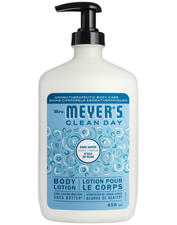 SC JOHNSON 59200002731 Mrs.Meyers Body Lotion - Rain Water - 6/458ml, Case: 6 x 458ml - [DefendUse.com] - 59200002731 - Mrs. Mey