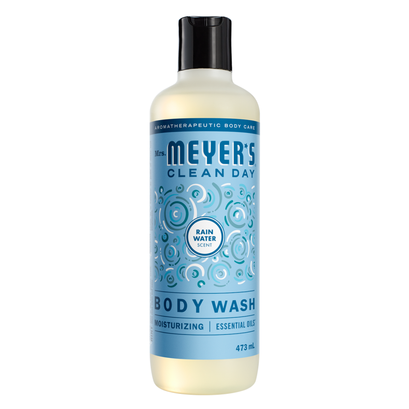 SC JOHNSON 59200002649 Mrs.Meyers Body Wash - Rain Water - 6/473ml, Case: 6 x 473ml - [DefendUse.com] - 59200002649 - Mrs. Meyer