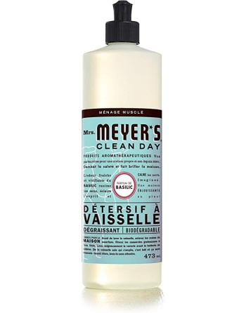 SC JOHNSON 59200708596 Mrs.Meyers Dish Soap - Basil - 6/473ml, Case: 6 x 473ml - [DefendUse.com] - 59200708596 - Mrs. Meyer's® C