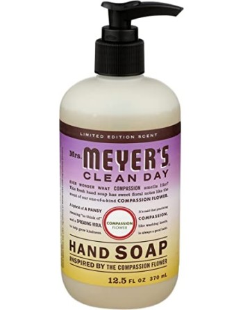 SC JOHNSON 62300001566 Mrs.Meyers Hand Soap - Geranium - 6/370ml, Case: 6 x 370ml - [DefendUse.com] - 62300001566 - Mrs. Meyer's