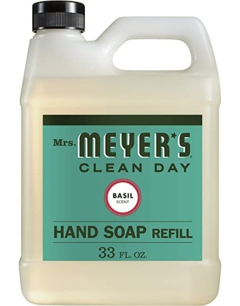 SC JOHNSON 59200003196 Mrs.Meyers Hand Soap Refill - Honeysuckle - 6/975ml, Case: 6 x 975ml - [DefendUse.com] - 59200003196 - Mr