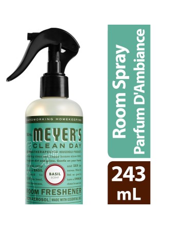 SC JOHNSON 59200002502 Mrs.Meyers Room Spray - Basil - 6/243ml, Case: 6 x 243ml - [DefendUse.com] - 59200002502 - Mrs. Meyer's® 