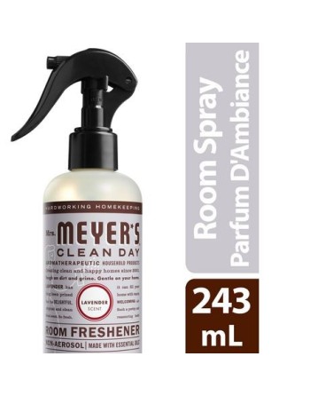 SC JOHNSON 59200002489 Mrs.Meyers Room Spray - Lavender - 6/243ml, Case: 6 x 243ml - [DefendUse.com] - 59200002489 - Mrs. Meyer'