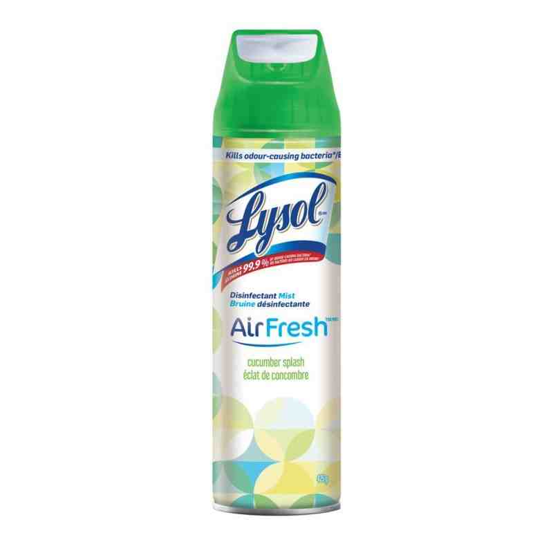 LYSOL® AirFresh™ Disinfectant Mist - Cucumber Splash, Case of 12 - [DefendUse.com] - 59631-98688 - Lysol® Cleaning Product