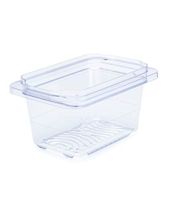 Rubbermaid 2052932 FreshWorks Produce Saver - Base Only 5G - Clear - [DefendUse.com] - 2052932 - Totes / Bins