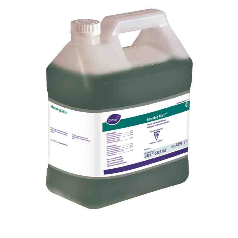 Diversey 4298151 Morning MistTM/MC Neutral Disinfectant Cleaner, 5.67 L, Command Center, 2/CT - [DefendUse.com] - 4298151 - Hosp