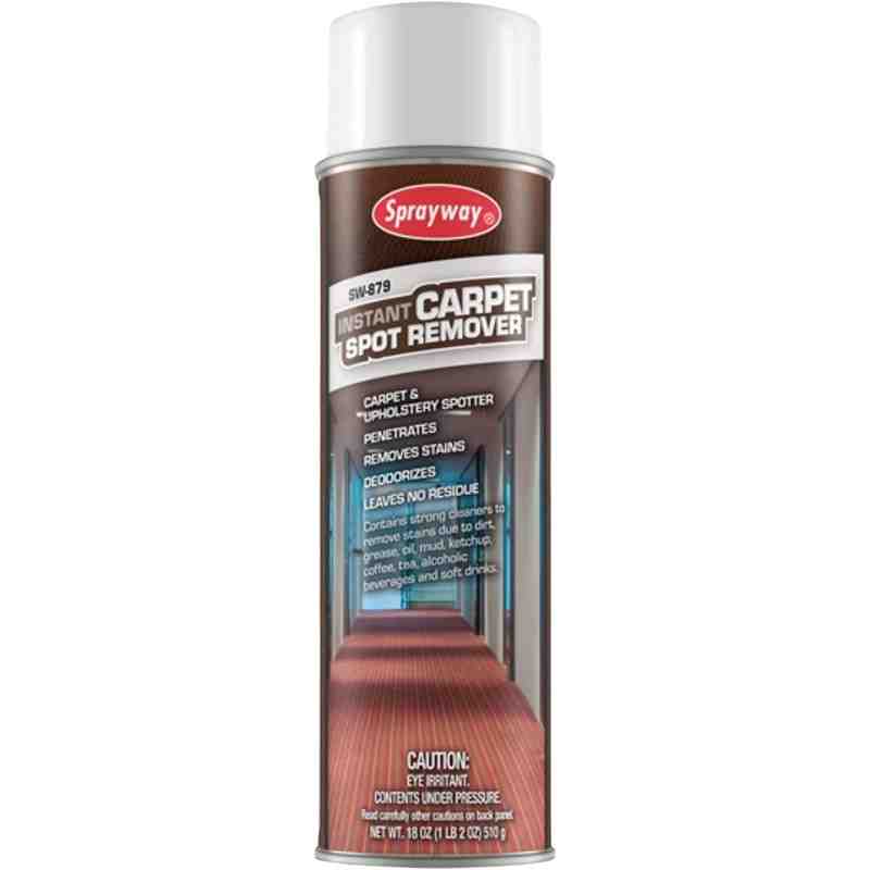 Sprayway SW879 Instant Carpet Spot Remover, 18 oz, Case of 12 - [DefendUse.com] - SW879 - Sprayway