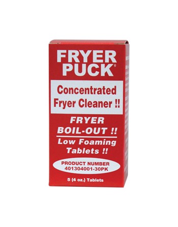 QUEST VAPCO Fryer Puck - Deep Fat Fryer Cleaner 4oz. Tabs & Display, 16/Case - [DefendUse.com] - 401160000-16PK - Quest Vapco