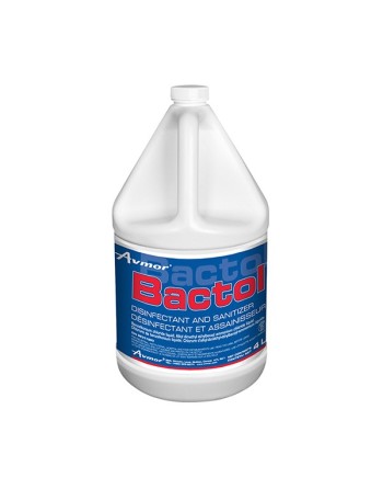 AVMOR BACTOL 2229278001  Disinfectant and Sanitizer - 4L, Case of 4 - [DefendUse.com] - 2229278001 - Avmor