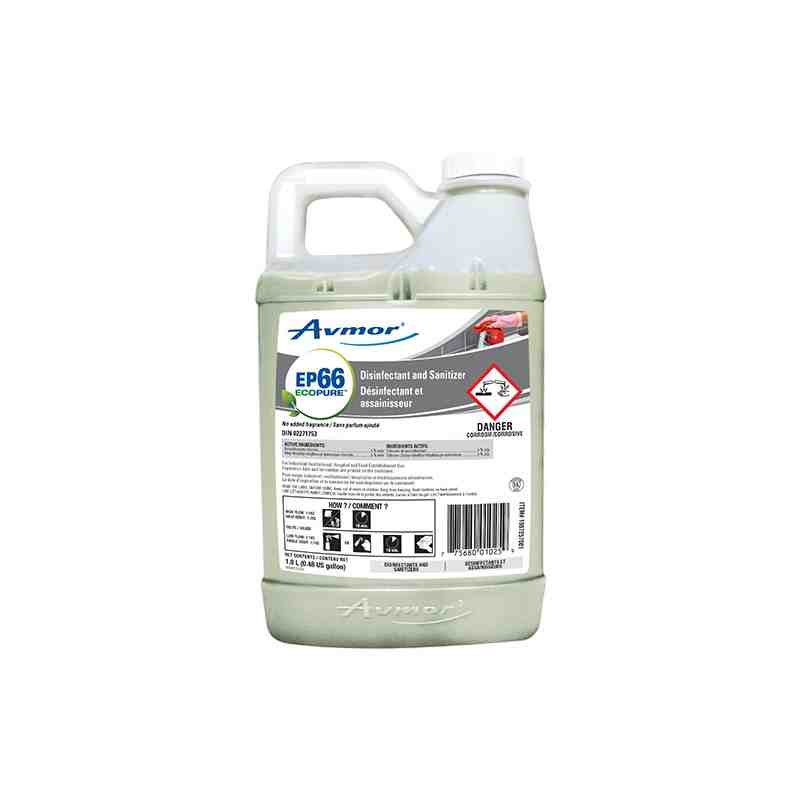 Avmor 1997257001 EP66 Disinfectant and Sanitizer 4/1.8L [1997257001] Case: 4 x 1.8L - [DefendUse.com] - 1997257001 - Avmor