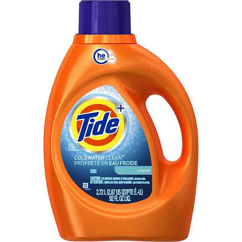 Tide 37000-87450 Liquid Laundry Detergent, HE, Cold Water Fresh Scent 59Lds, Case of 4/2.72L - [DefendUse.com] - 37000-87450 - T