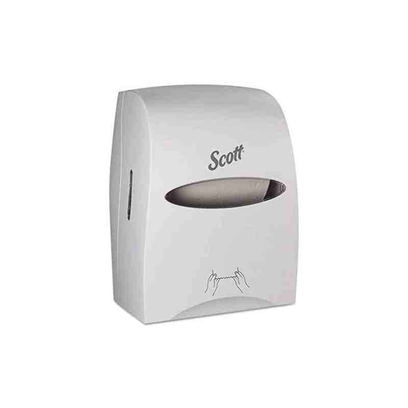 Kimberly-Clark 46254 Scott Essential Towel Dispenser System, White - [DefendUse.com] - 46254 - Scott®