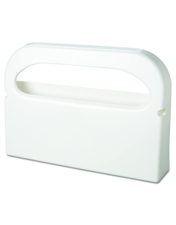 HOSPECO HG12 Health Gards Seat Cover Dispenser, Half-Fold, Plastic, White, 16 x 3.25 x 11.5 - [DefendUse.com] - HG12 - HOSPECO C