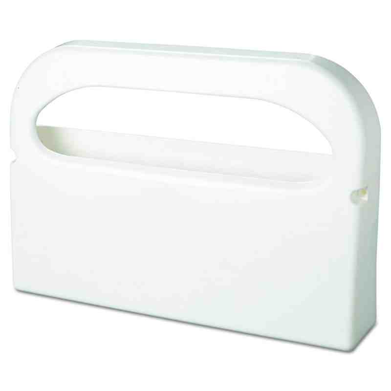 HOSPECO HG12 Health Gards Seat Cover Dispenser, Half-Fold, Plastic, White, 16 x 3.25 x 11.5 - [DefendUse.com] - HG12 - HOSPECO C