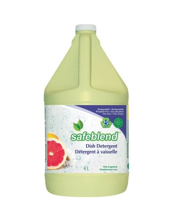 SAFEBLEND VUPGG04 Dish Detergent Pot/Pan Pink Grapefruit, Case of 4/4L - [DefendUse.com] - VUPGG04 - Safeblend™ 