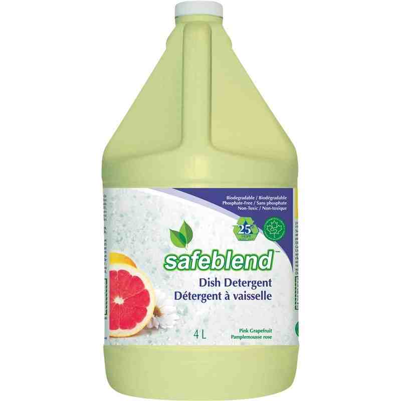 SAFEBLEND VUPGG04 Dish Detergent Pot/Pan Pink Grapefruit, Case of 4/4L - [DefendUse.com] - VUPGG04 - Safeblend™ 