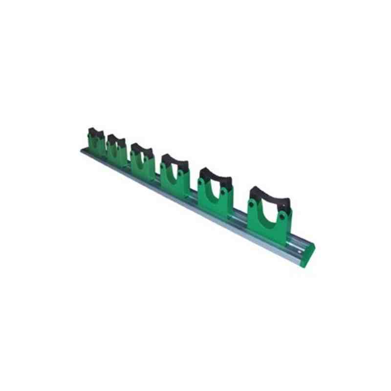 UNGER HO700 HangUp Tool Rack 28" (6 Holders), Case: 5, Priced PerCS - [DefendUse.com] - HO700 - Unger Commercial Cleaning