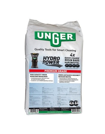 UNGER DIB84 HydroPower Resin Bags - 4/cs, Case: 1, Priced PerEA - [DefendUse.com] - DIB84 - Unger Commercial Cleaning