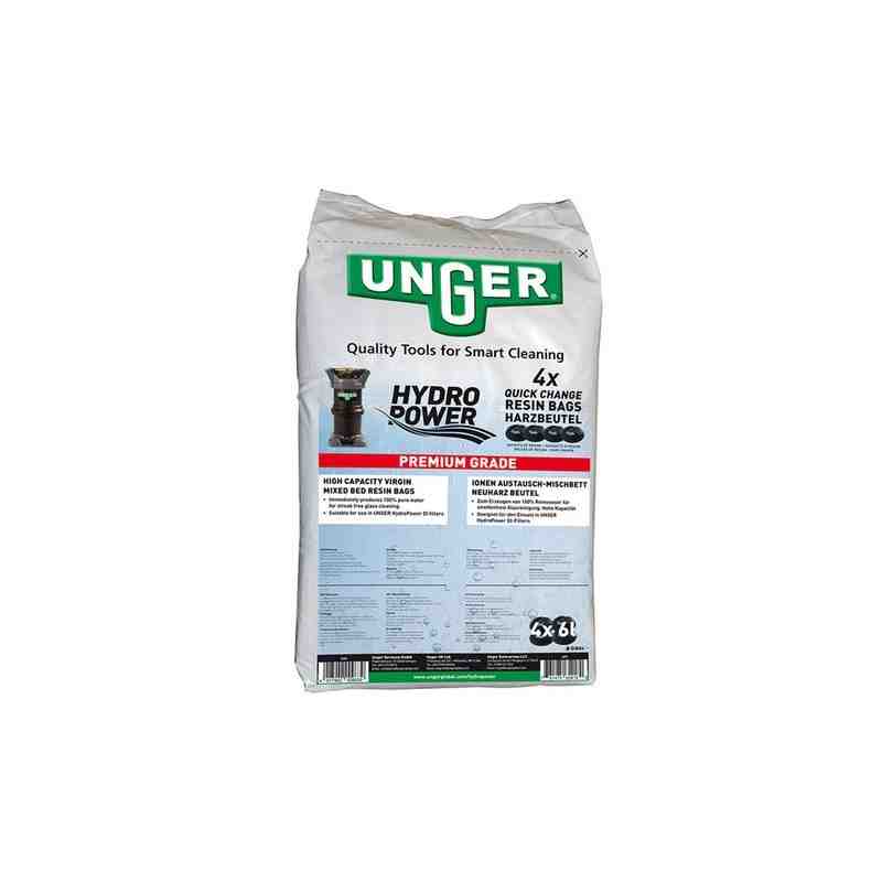 UNGER DIB84 HydroPower Resin Bags - 4/cs, Case: 1, Priced PerEA - [DefendUse.com] - DIB84 - Unger Commercial Cleaning