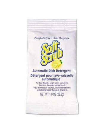 Dial Soft Scrub 10006 1 oz. Lemon Automatic Dish Detergent - 200/Case - [DefendUse.com] - 10024900100063 - Dial Corporation