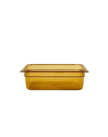 RUBBERMAID FG224P00AMBR  Food Pan - Hot 1/2 Size - 4" Depth - Amber - [DefendUse.com] - FG224P00AMBR - Food Service