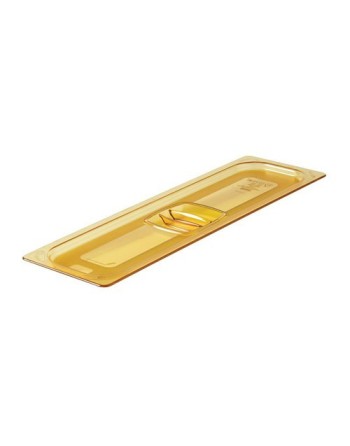 RUBBERMAID FG241P00AMBR  Food Pan - Hot Cover Only 1/2 Long-Amber - [DefendUse.com] - FG241P00AMBR - Food Service