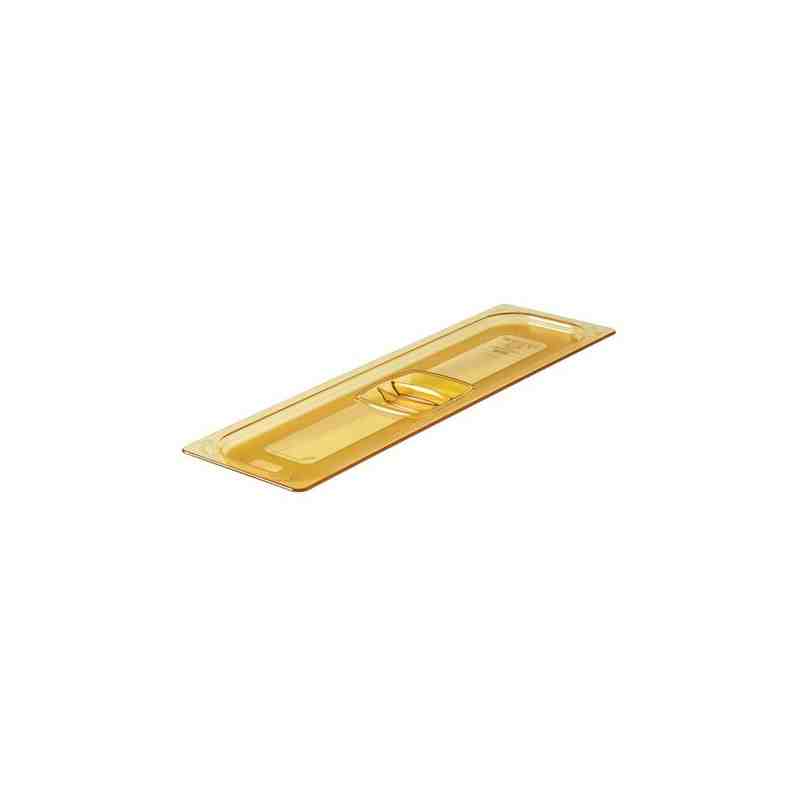 RUBBERMAID FG241P00AMBR  Food Pan - Hot Cover Only 1/2 Long-Amber - [DefendUse.com] - FG241P00AMBR - Food Service