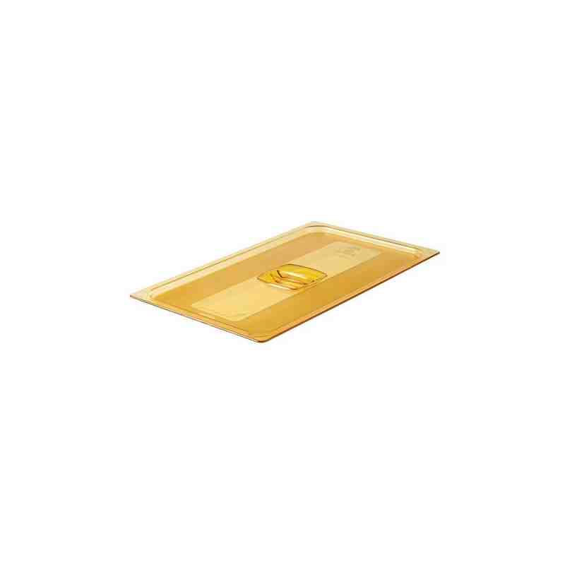 RUBBERMAID FG234P00AMBR  Food Pan - Hot Cover Only Full Size-Amber - [DefendUse.com] - FG234P00AMBR - Food Service