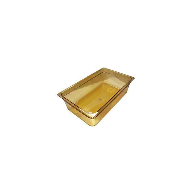 RUBBERMAID FG232P00AMBR  Food Pan - Hot Full Size - 6" Depth-Amber - [DefendUse.com] - FG232P00AMBR - Food Service