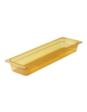 RUBBERMAID FG239P00AMBR  Food Pan -Hot 1/2 Size Long - 2 1/2"-Amber - [DefendUse.com] - FG239P00AMBR - Food Service