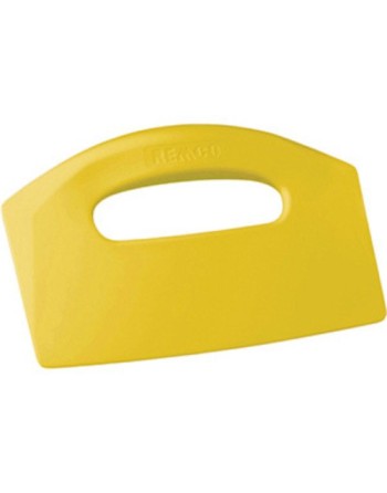 REMCO 69606 Scraper - Bench - One-Piece - PE - 8.3x5.2x0.2"-Yellow - [DefendUse.com] - 69606 - Remco Commercial Cleaning