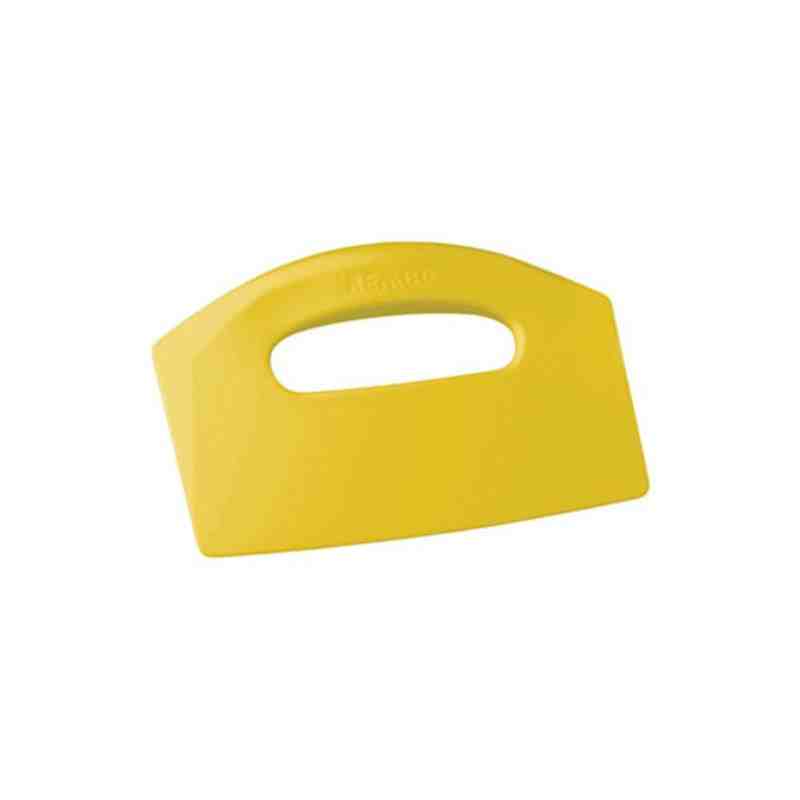 REMCO 69606 Scraper - Bench - One-Piece - PE - 8.3x5.2x0.2"-Yellow - [DefendUse.com] - 69606 - Remco Commercial Cleaning