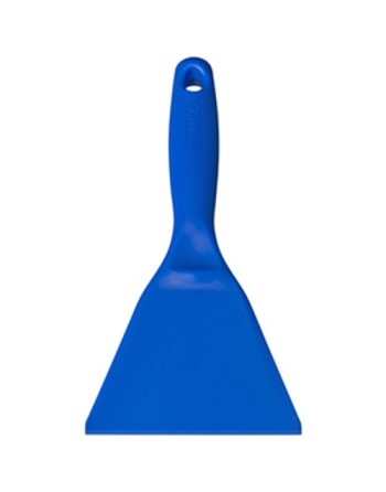 REMCO 69623 Scraper - Bench - One-Piece - PP - 4.3x9.8x0.2" - Blue - [DefendUse.com] - 69623 - Remco Commercial Cleaning