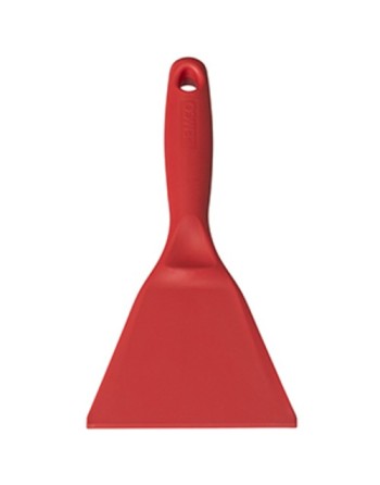 REMCO 69624 Scraper - Bench - One-Piece - PP - 4.3x9.8x0.2" - Red - [DefendUse.com] - 69624 - Remco Commercial Cleaning