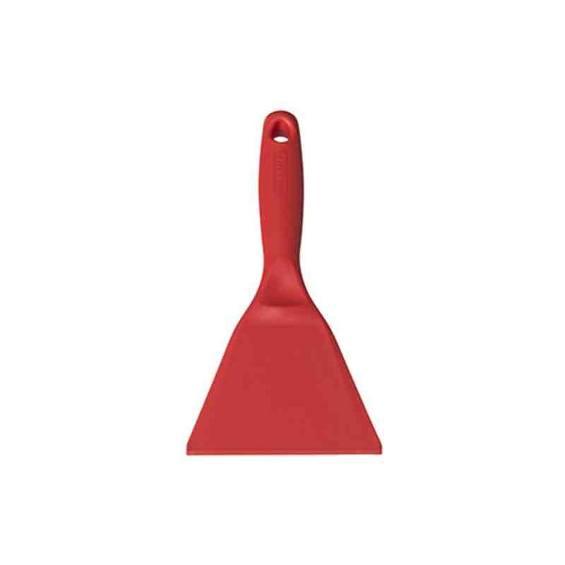 REMCO 69624 Scraper - Bench - One-Piece - PP - 4.3x9.8x0.2" - Red - [DefendUse.com] - 69624 - Remco Commercial Cleaning